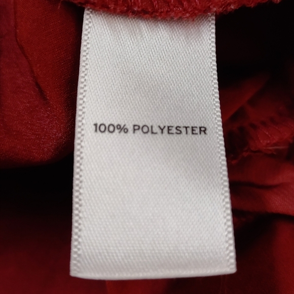 Valette Blouse Women's Marsala Red V-Neck Longsleeve Top Blouse Size Large - Picture 10 of 10